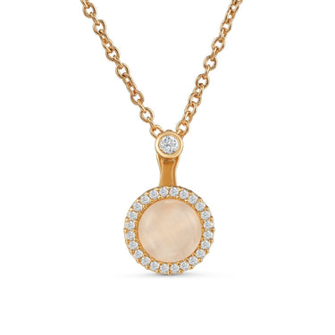 The Moonstone Necklace - Female Gold Necklace - Gold Chains For Women Necklace Brother & Sisters